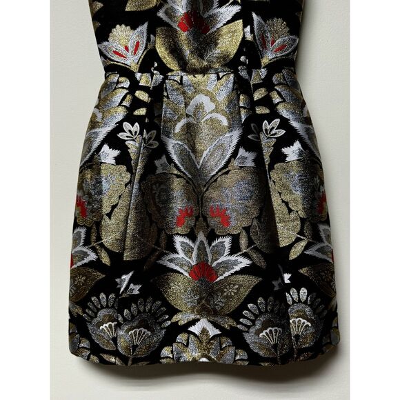 Ted Baker Black Floral Mini Dress - Picture 6 of 15